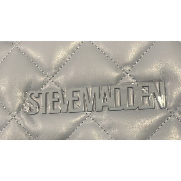 STEVE MADDEN Light Blue 2 Piece Gift Set Quilted Nylon Hobo Bag & Baseball Cap - Picture 7 of 16